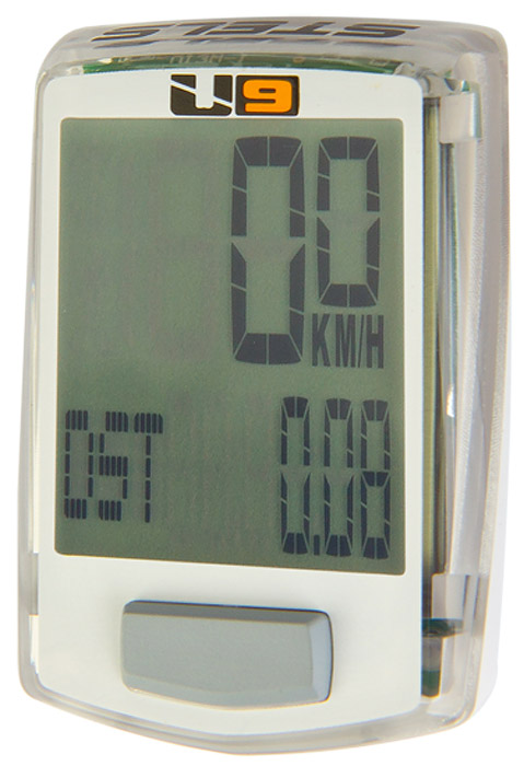 Велокомпьютер U9 9 функций, белый 60026