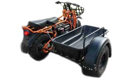 Мотоцикл СКАУТ-3 с боковым прицепом и корытом (КОМПЛЕКТ)