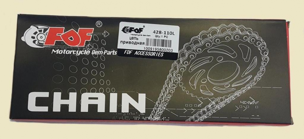 Цепь приводная (428*110) DELTA, ALPHA, TTR125