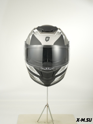 Шлем модуляр HETOSHI FF935 Shogun цв.Черно-серый  Матовый р.L