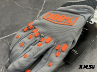 Перчатки взрослые 100% XD2-11 цв. Серо-оранжевый р. М