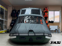 Ходовой комб. (носовой+основной) тент MISHIMO 400 RAPID, RAPID PRO тем.серый (7)