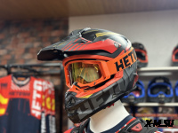 Шлем кроссовый HETOSHI OF836 EXOSS CROSS PRO MX289 цв.Черно-красно-желтый Матовый р.XXL