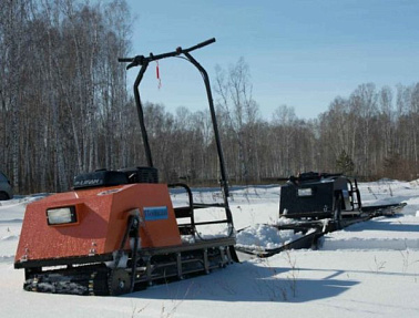 Мотобуксировщик Полкан мини 500К 15