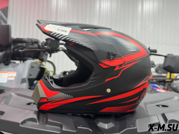 Шлем кроссовый HETOSHI AD3-5  цв. Черно-оранжевый  р. XL