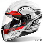 Шлем MR STRADA  LUNAR WHITE GLOSS S