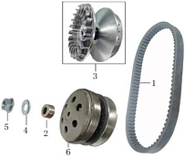 Вариатор КВАДРОЦИКЛА GBM CRONOS 420 4WD EFI