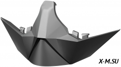 Носовой дефлектор Hustle MX BLACK