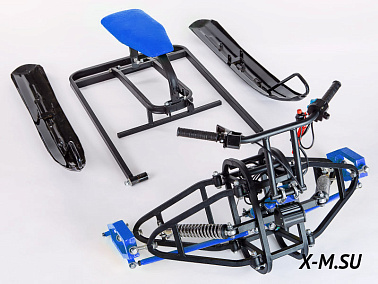 Лыжный модуль X-MOTORS под синие буксы