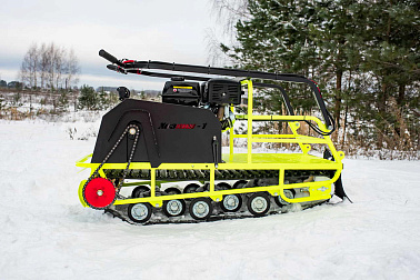 Мотобуксировщик Бурлак ХОЗЯИН-1 (капот металл)