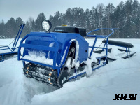 Мотобуксировщик Альбатрос-XLV 9 л.с, склизы, 1450 мм