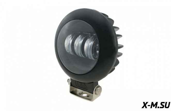 Фара ближнего света с симметричным пучком с верхней отсечкой свето-теневой границы 21W (115х115х62) 