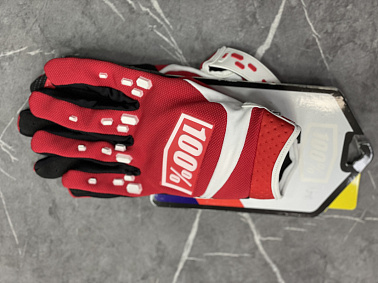 Перчатки взрослые 100% XD2-11 цв. Красный р. XL