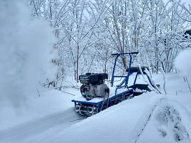Мотобуксировщик Альбатрос-L 8 с фарой