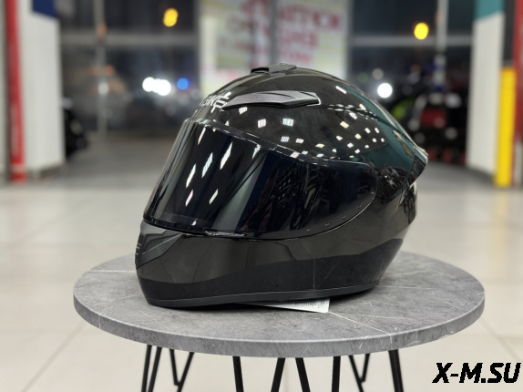 Шлем интеграл HETOSHI  XD1-91 цв. Черный глянцевый  р. XXL