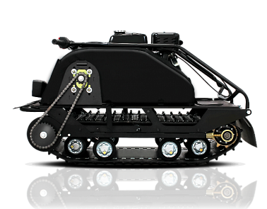 Мотобуксировщик НОРКА 500 COMPACT 9 л.с.