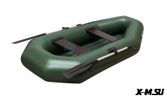 Лодка ПВХ &quot;Skiff-260&quot; надувное дно гребная