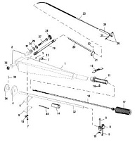 Ручки руля 2-Х ТАКТНОГО ПЛМ MERCURY 60 Серийный номер от 0T980000 и выше