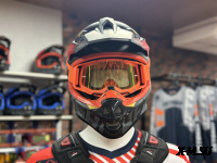 Шлем кроссовый HETOSHI OF836 EXOSS CROSS PRO MX289 цв.Черно-красно-желтый Матовый р.XL