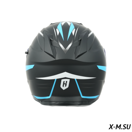 Шлем модуляр HETOSHI FF935 Shogun цв.Черно-сине-белый  р.M