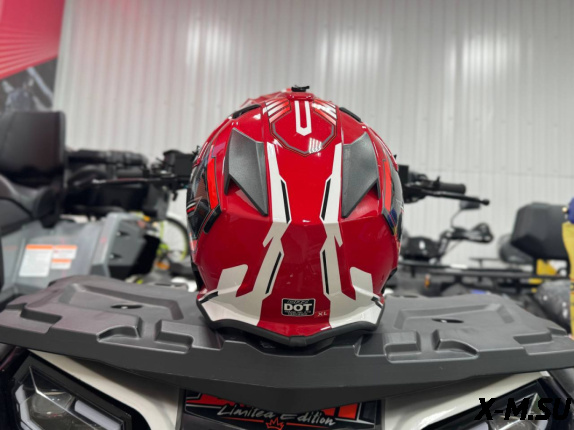 Шлем кроссовый HETOSHI AD3-12 цв. Черно-красный  р. XL