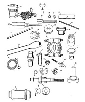 Инструменты (Часть 2) 4-Х ТАКТНОГО ПЛМ MERCURY 40 Серийный номер от 0T409000 до 1B226999