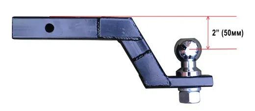 Фаркоп с шаром 50 мм, занижение 2" (50 мм) (Комплект с установкой)