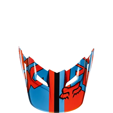 Козырек к шлему подростковому Fox V1 Falcon Youth Helmet Visor Black/Orange